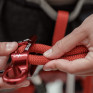 西班牙 FIXE 下降器 MIKU V2 Double belayer LIGHT RED 下降器|確保器|ATC 8-11mm E30206